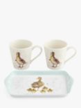 Wrendale Designs Duckling Tray & Mugs Gift Set