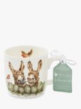 Wrendale Designs Hee Haw Donkey Bone China Mug, 310ml, White/Brown