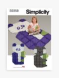 Simplicity Fleece Animal Quilts Sewing Pattern, S9358