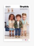 Simplicity 45.5cm Doll Clothes Sewing Pattern, S9421