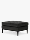 Swyft Model 02 Chaise Piece/Footstool, Charcoal Velvet