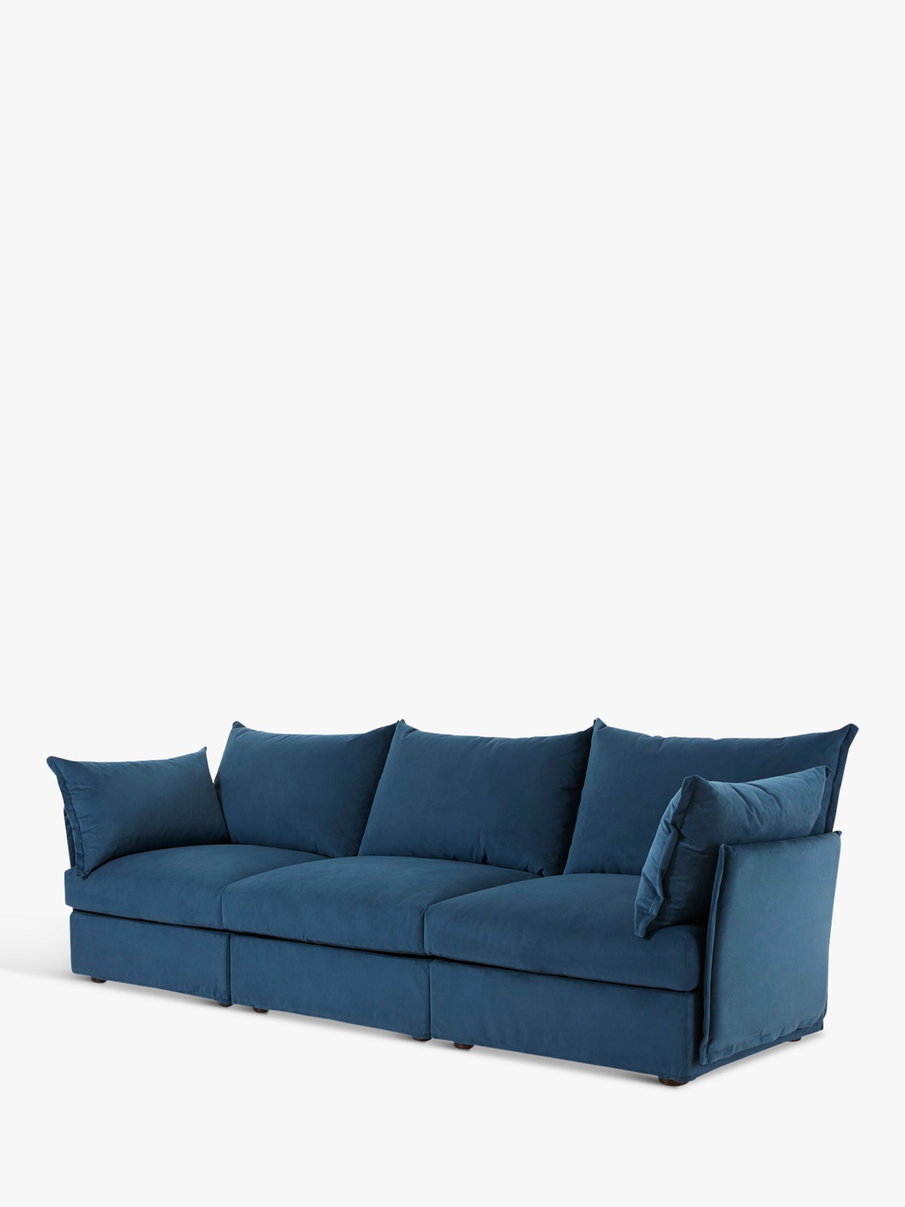 Model 06 Range, Swyft Model 06 Large 3 Seater Sofa, Velvet Teal