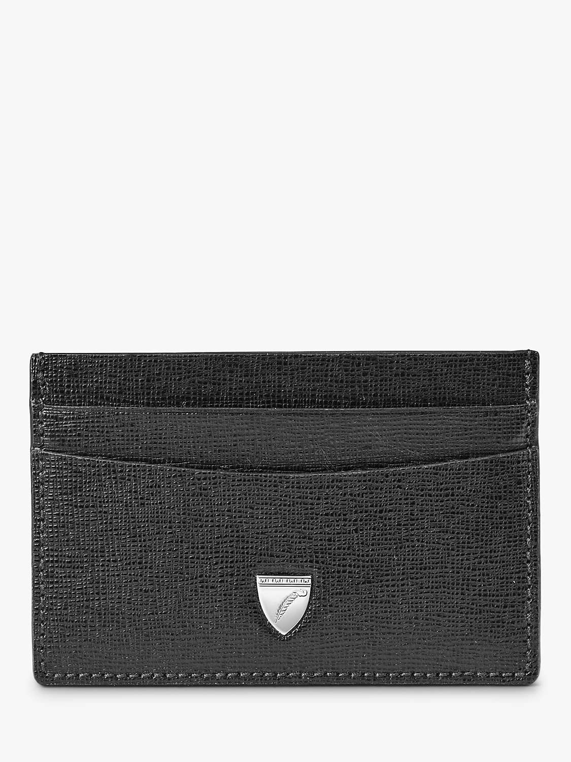 Buy Aspinal of London Saffiano Leather Slim Credit Card Holder Online at johnlewis.com