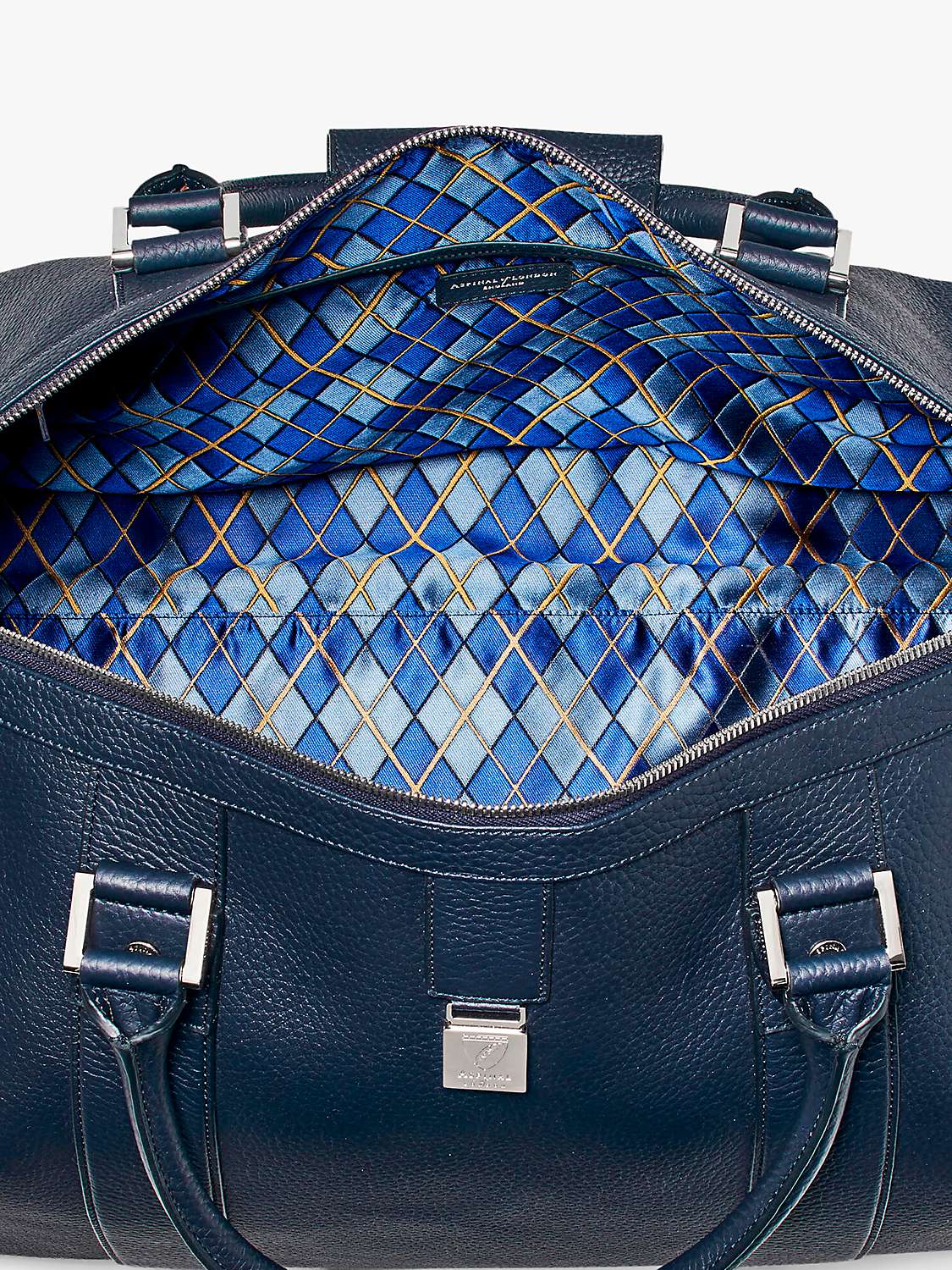 Buy Aspinal of London Boston Pebble Grain Leather Holdall Bag Online at johnlewis.com