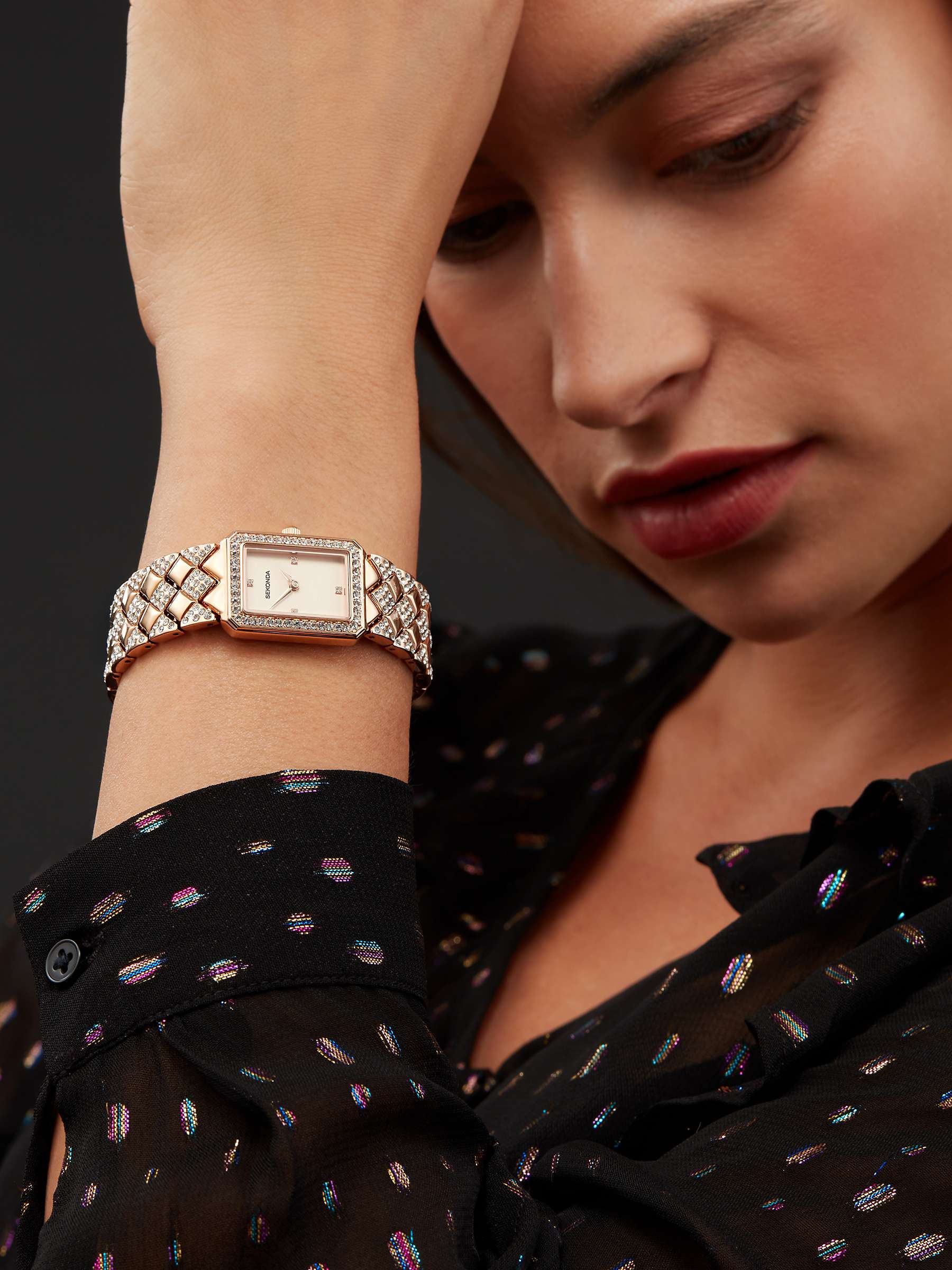 Buy Sekonda Women's Crystal Bracelet Strap Watch Online at johnlewis.com