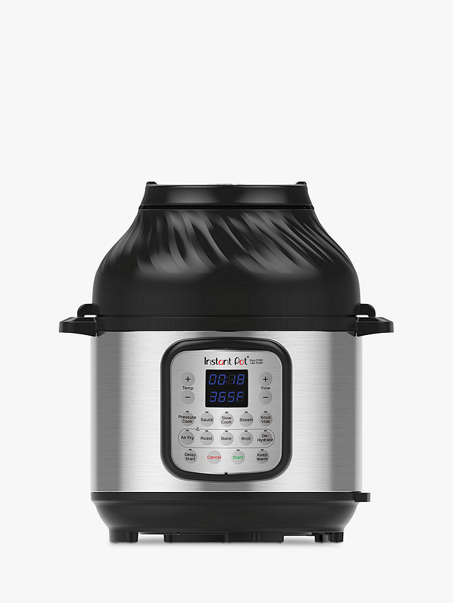 johnlewis.com | Instant Pressure Cooker & Airfryer, Stainless Steel