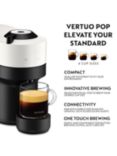 Nespresso Vertuo Pop Coffee Pod Machine by Krups, Coconut White