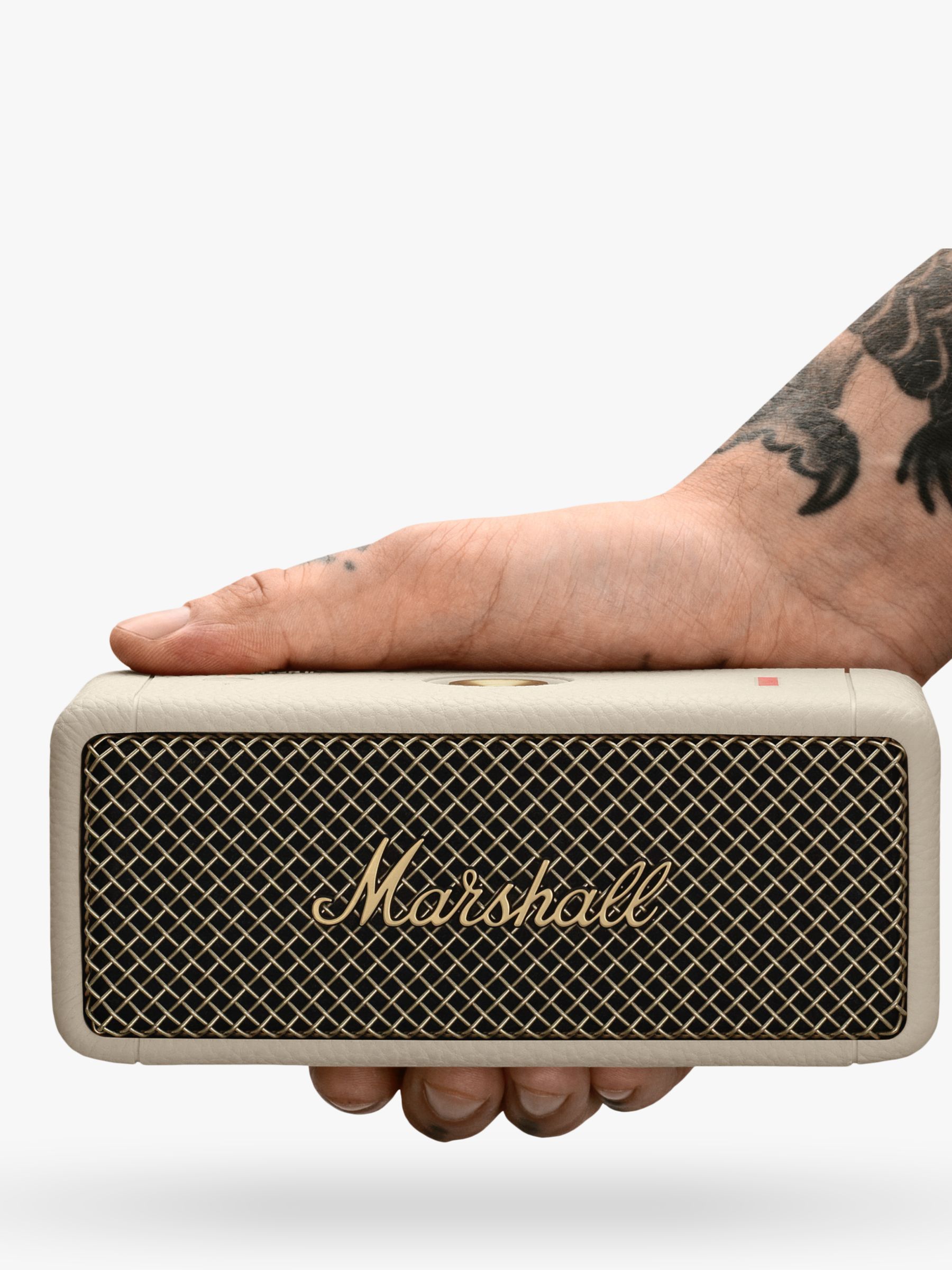 Marshall Emberton Bluetooth Portable Speaker - Cream 
