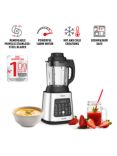 Tefal PerfectMix Cook 2in1 Cold Blender & Soup Maker with Removable Blades & Steaming Basket, Silver, 2L