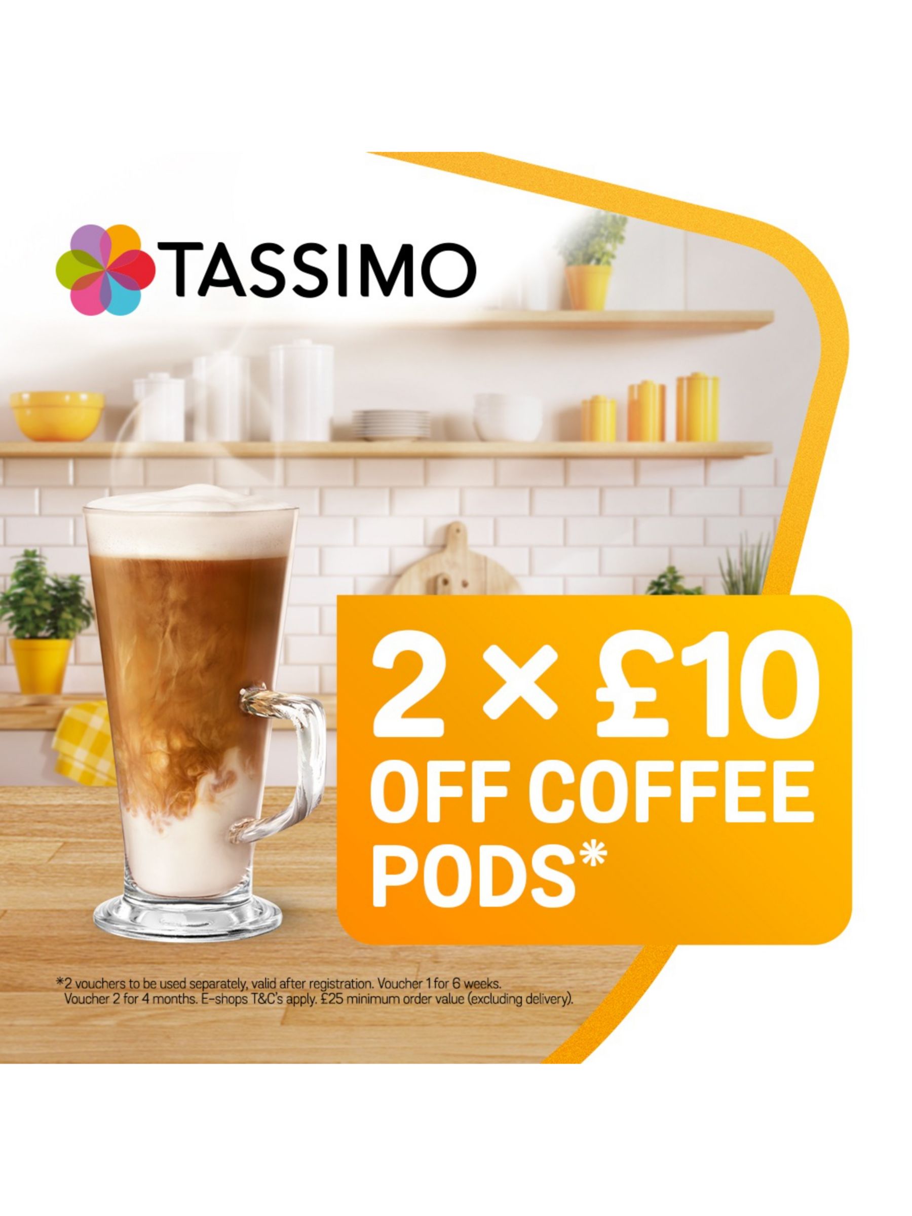 TASSIMO T-Disc Pod Coffee Chocolate Cappuccino Latte Americano Costa  Macchiato