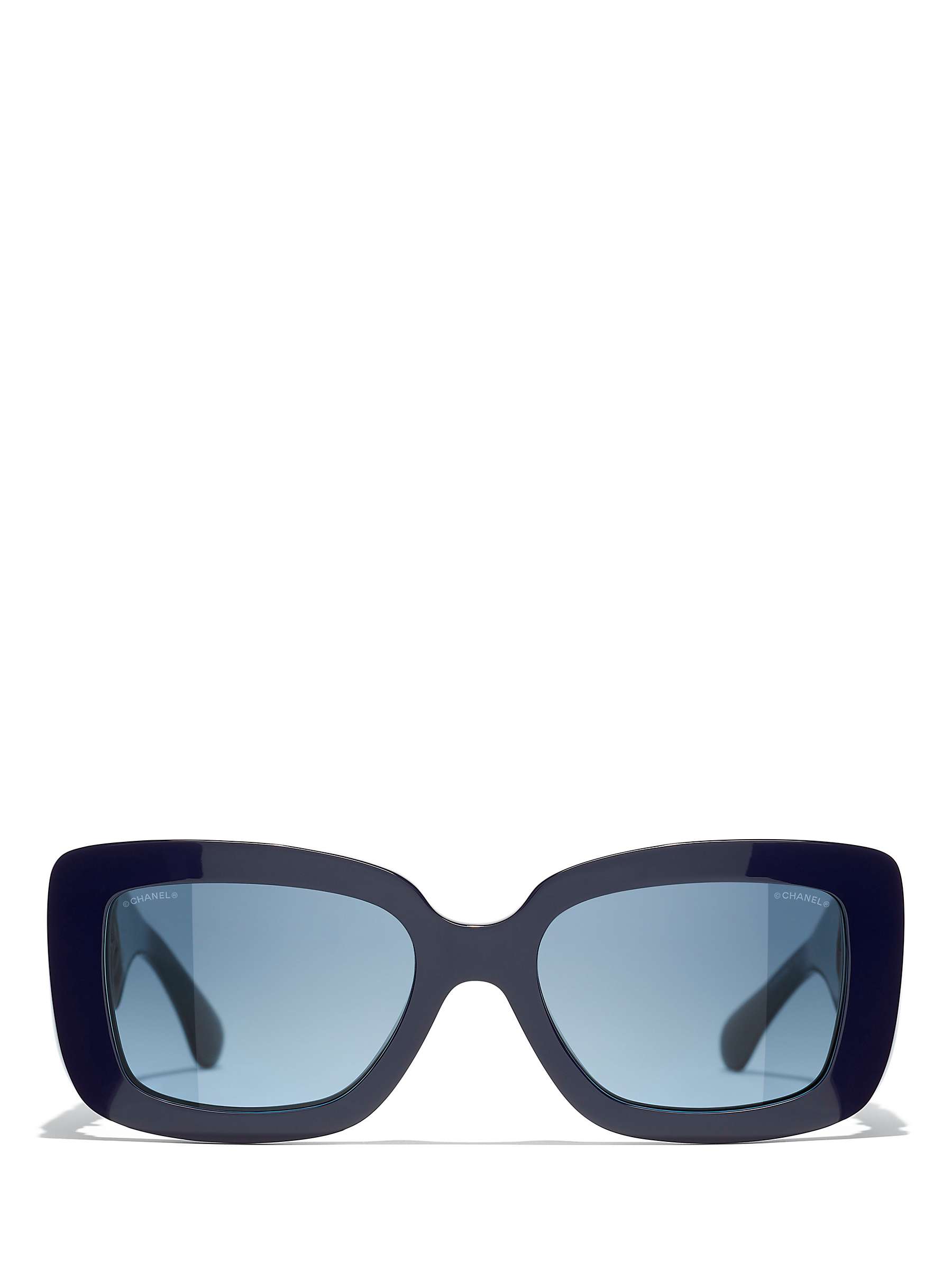 Chanel Rectangle Sunglasses 1462S2 Dark Blue
