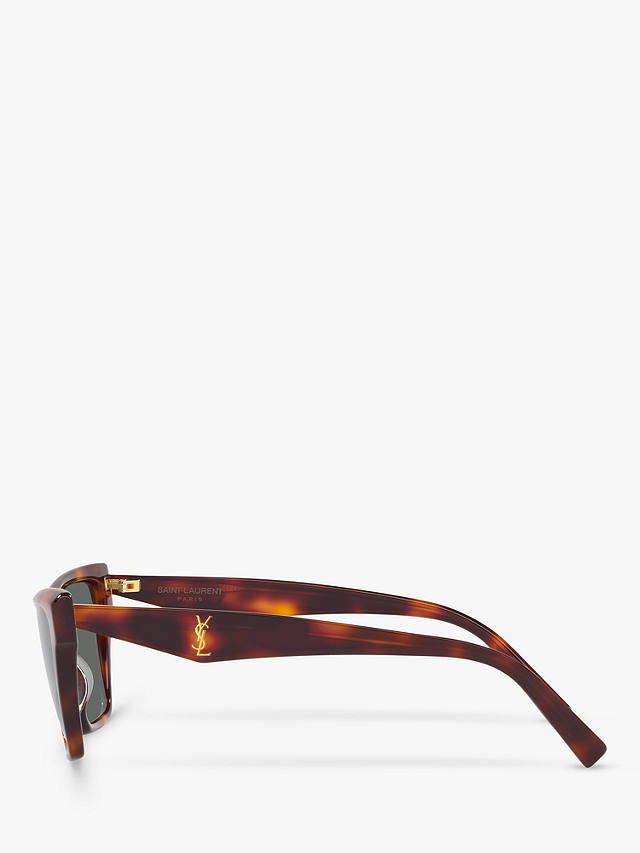 Yves Saint Laurent SL M103 Women's Cat's Eye Sunglasses, Havana/Grey