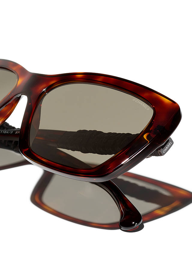 CHANEL Irregular Sunglasses CH5476Q Havana/Brown