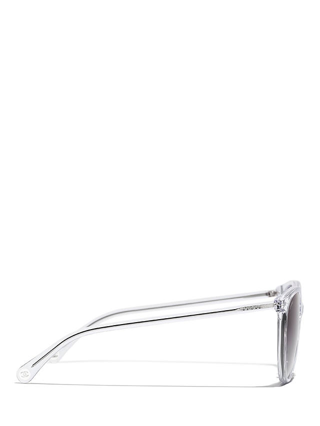CHANEL Oval Sunglasses CH5448 Clear/Blue Gradient