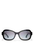 CHANEL Irregular Sunglasses CH5465Q Black/Blue Gradient