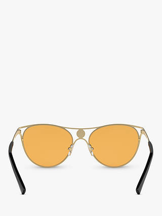 Versace VE2237 Women's Cat's Eye Sunglasses, Black/Orange