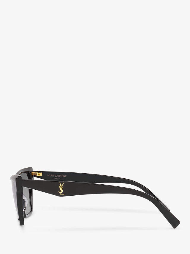 Yves Saint Laurent SL M103 Women's Cat's Eye Sunglasses, Black/Grey Gradient