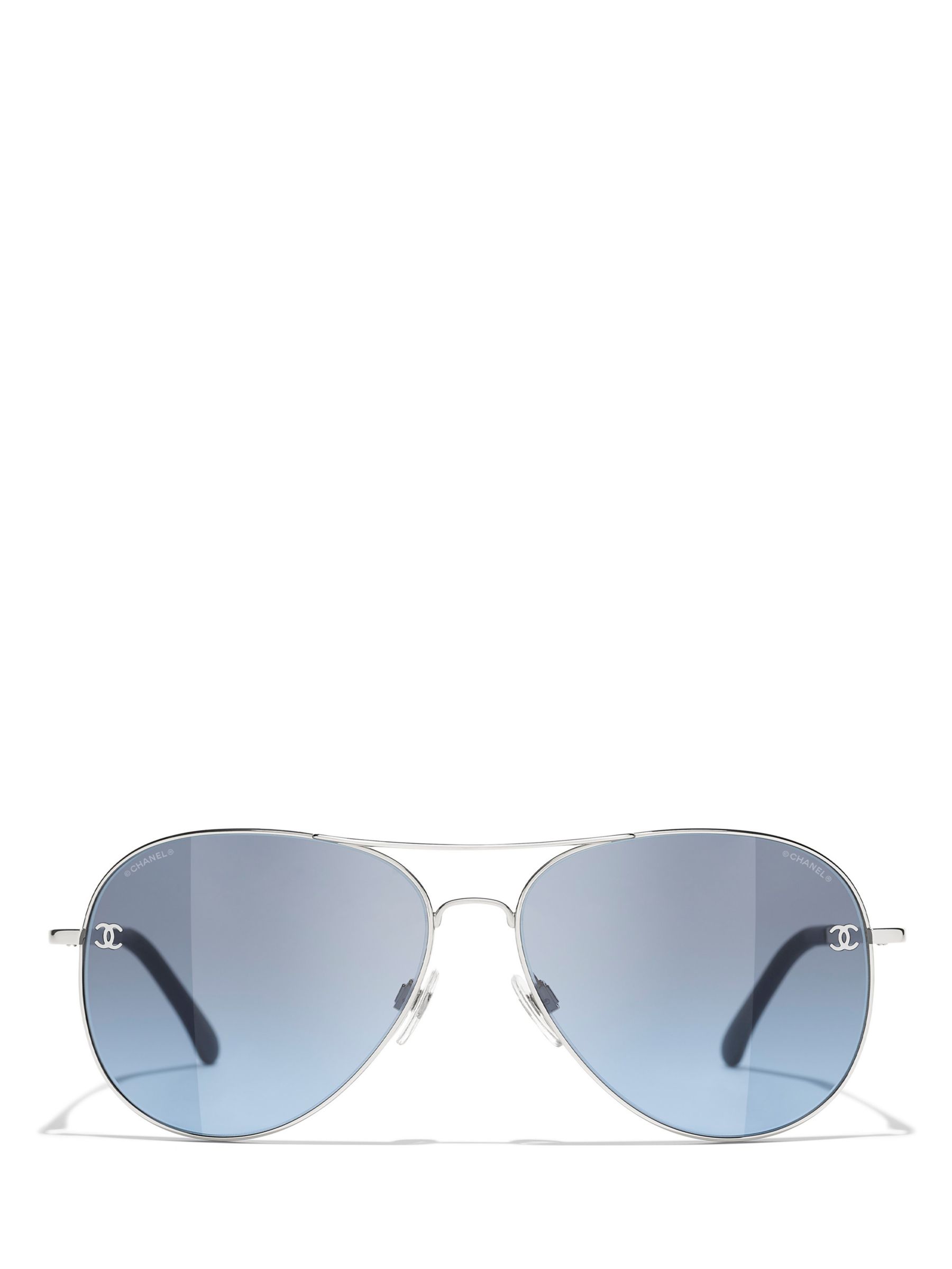 Chanel 4189TQ C11287 Brown Pilot Sunglasses
