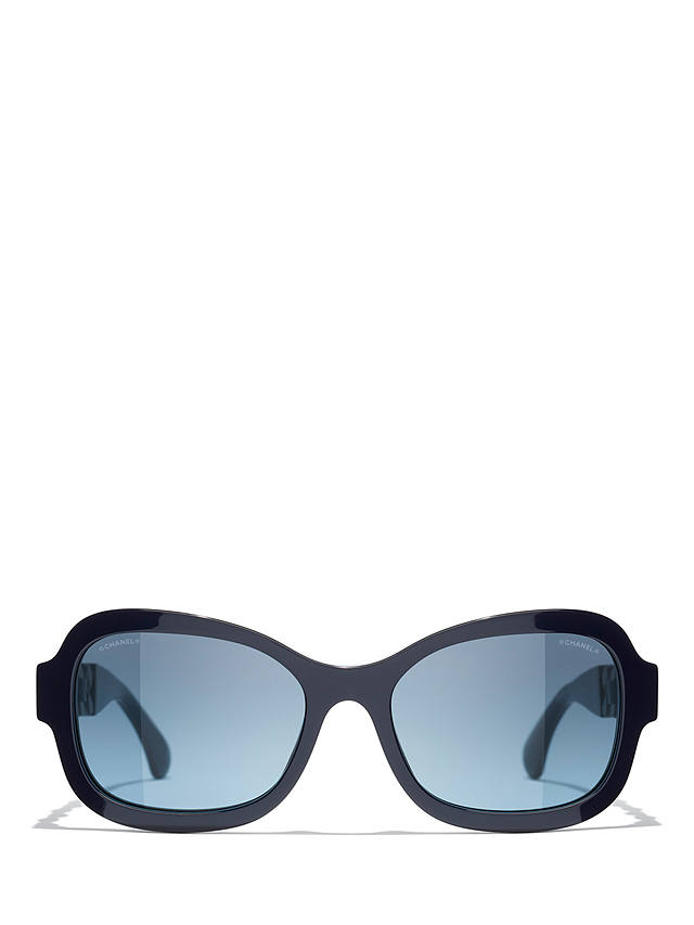 CHANEL Irregular Sunglasses CH5465Q Blue Vendome/Blue Gradient