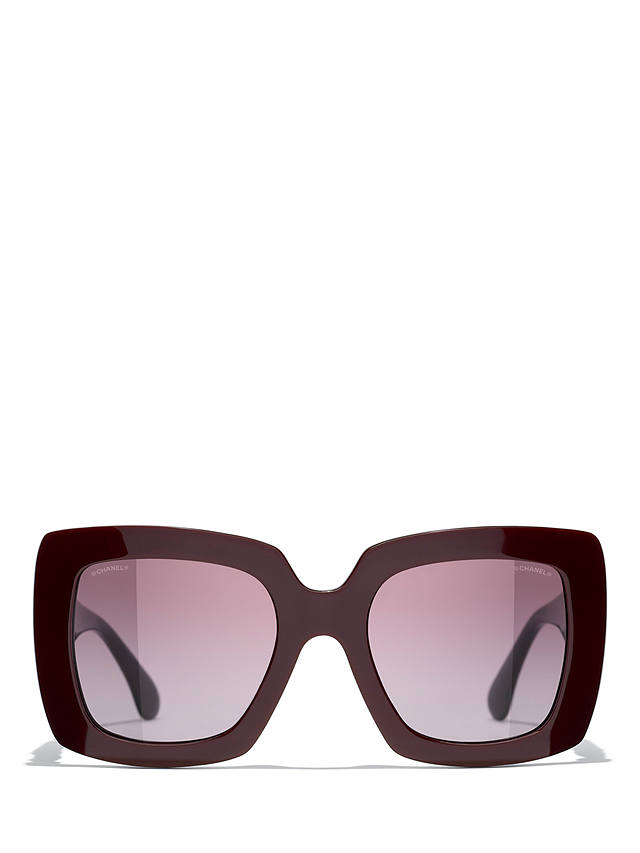 CHANEL Rectangular Sunglasses CH5474Q Bordeaux/Violet Gradient