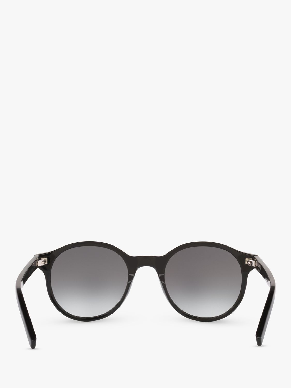 Buy Yves Saint Laurent SL 521 Unisex Round Sunglasses, Black/Grey Gradient Online at johnlewis.com
