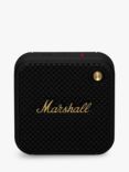 Marshall Willen Portable Bluetooth Speaker, Black & Brass