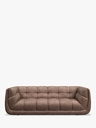 At The Helm Leo Large 3 Seater Leather Sofa