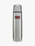 Thermos Light and Compact Stainless Steel Flask, 1L, Gunmetal