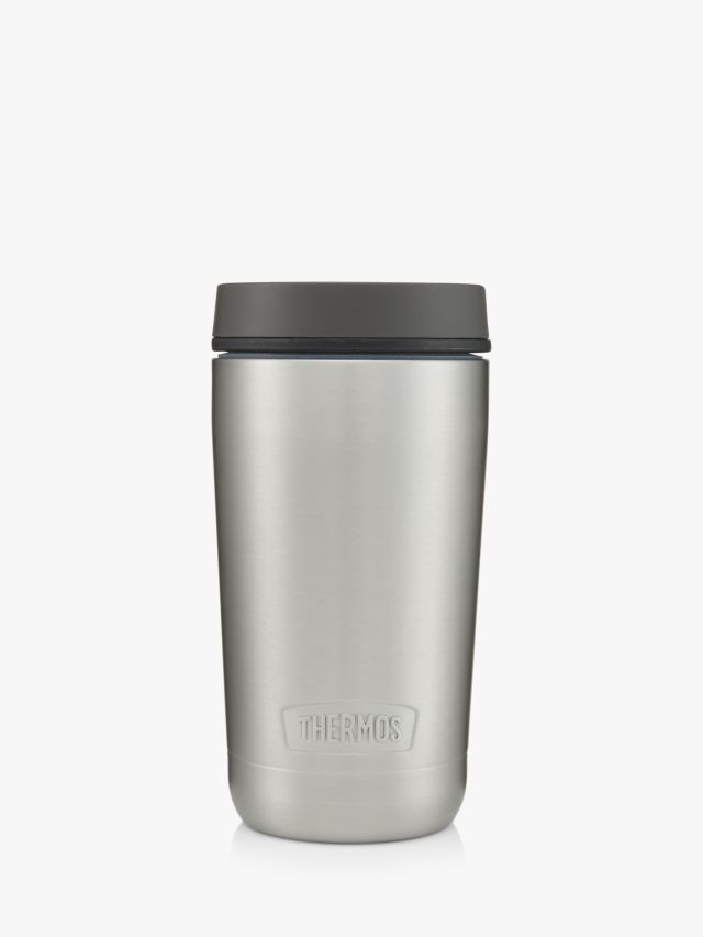 Travel Mug Stainless Steel Thermos Vacuum Mug 16oz | Contemporary Insulated Commuter Tumbler for Office, Home, Camping, School, Hiking | 16 Ounce