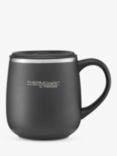 Thermos Thermocafe Earth Collection Double Wall Insulated Stainless Steel Desk Mug, 280ml, Black Slate