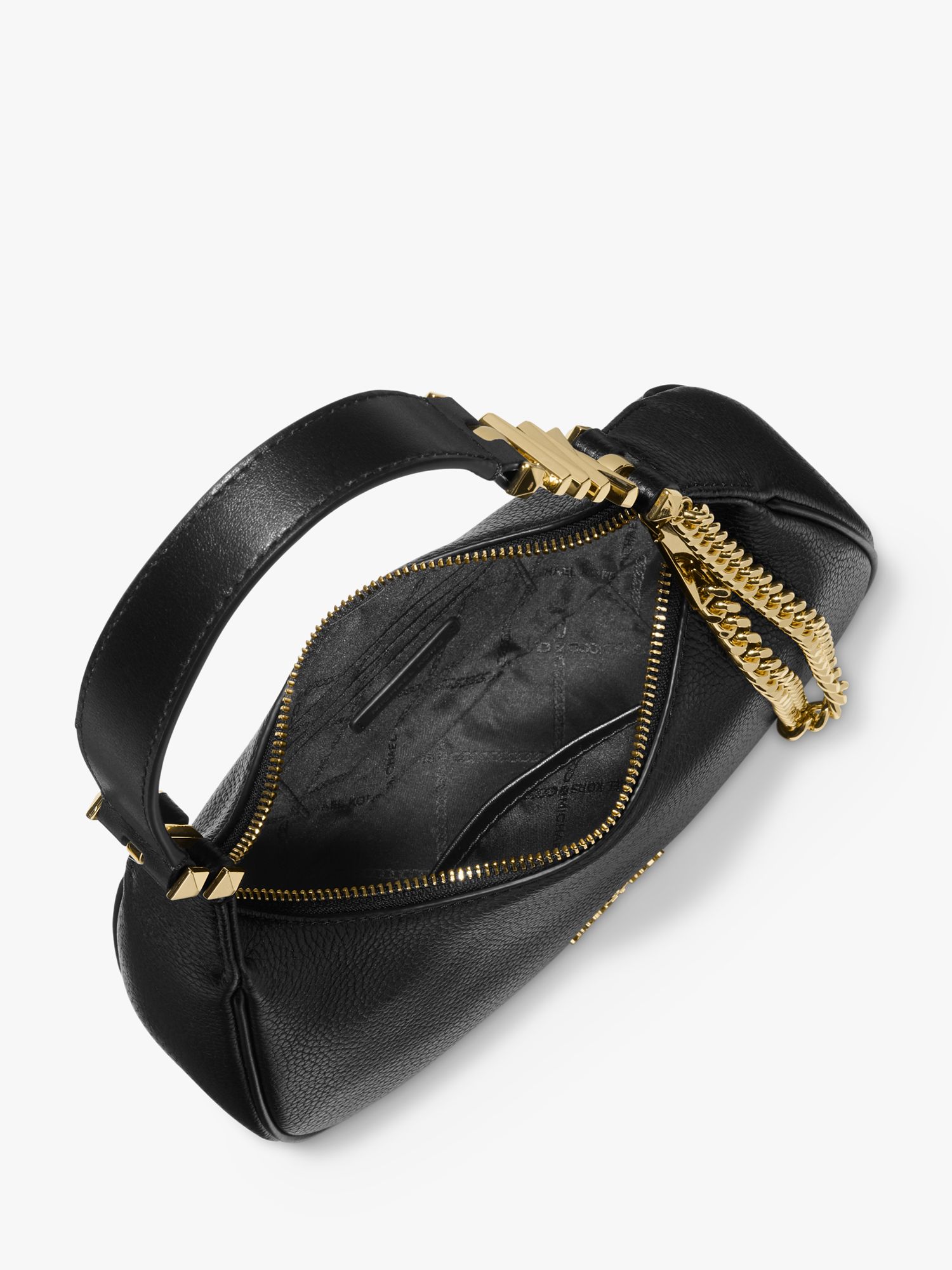 Michael Kors Piper Small Pouchette Shoulder Bag - Black