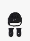 Nike Baby Logo Hat & Mittens Set