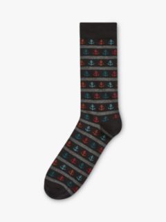 Happy Socks Classic Pattern Print Socks, Pack of 5, Multi at John