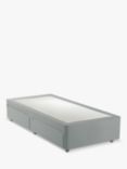 John Lewis Non Sprung 2 Drawer Storage Upholstered Divan Base, Single