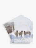Museums & Galleries Flock of Sheep Charity Christmas Cards, Pack of 8