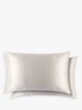 Slip® Pure Silk Zippered Queen Pillowcase Duo, White