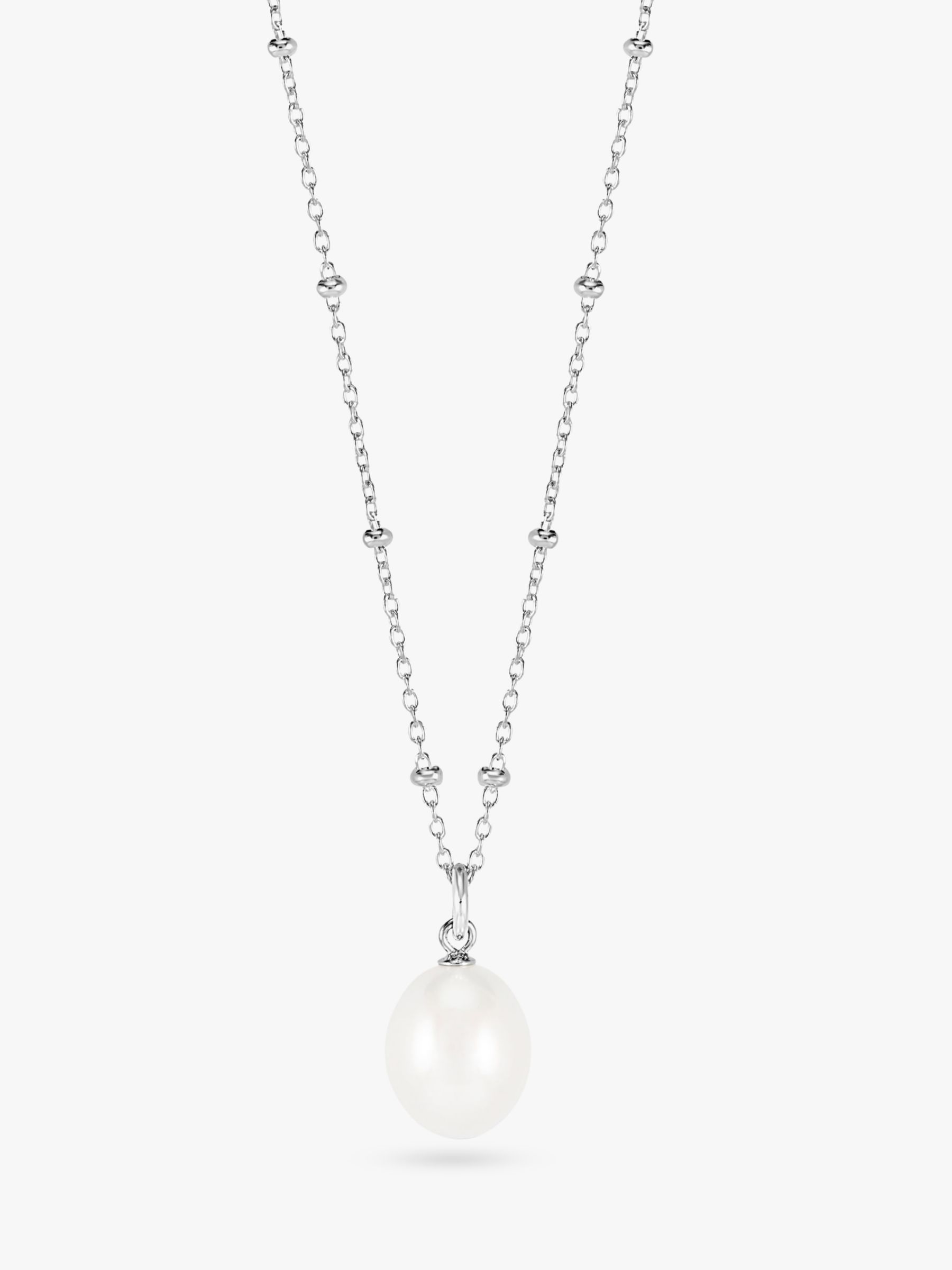 Single pearl bead on sale necklace