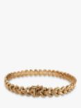 VF Jewellery Second Hand 9ct Yellow Gold Chain Bracelet, Dated 1992