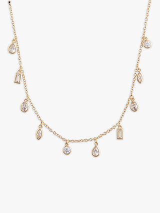 Olivia Burton Classic Crystal Charm Necklace, Gold