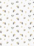 Sara Miller Lemon Cluster Sateen Furnishing Fabric, White