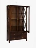 Laura Ashley Balmoral Display Storage Cabinet, Dark Chestnut