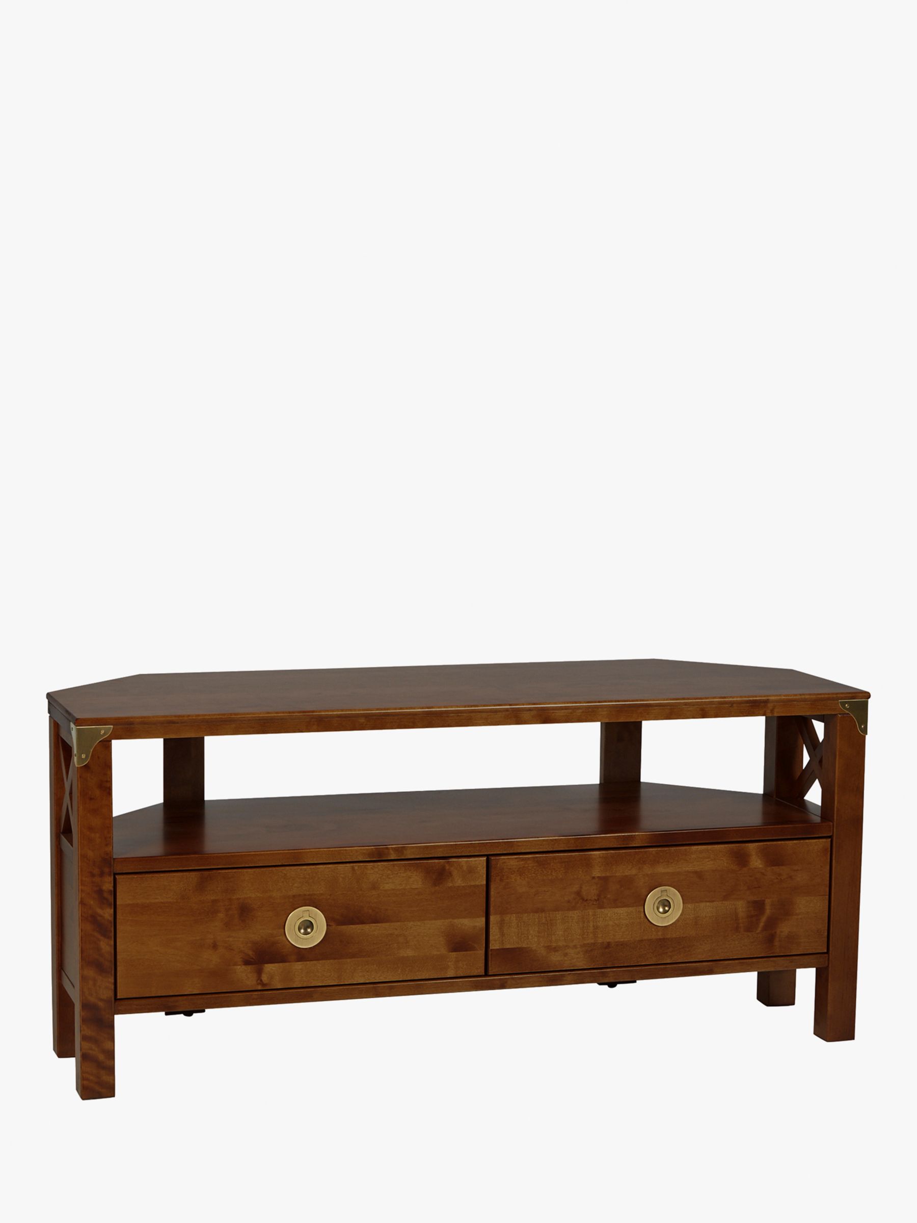 Dark wood deals tv bench