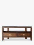 Laura Ashley Balmoral Corner TV Stand for TVs up to 50", Chestnut Brown