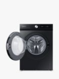 Samsung Series 6+ WW11BB534DABS1 Freestanding Washing Machine, AI Energy, 11kg Load, 1400rpm Spin, Black