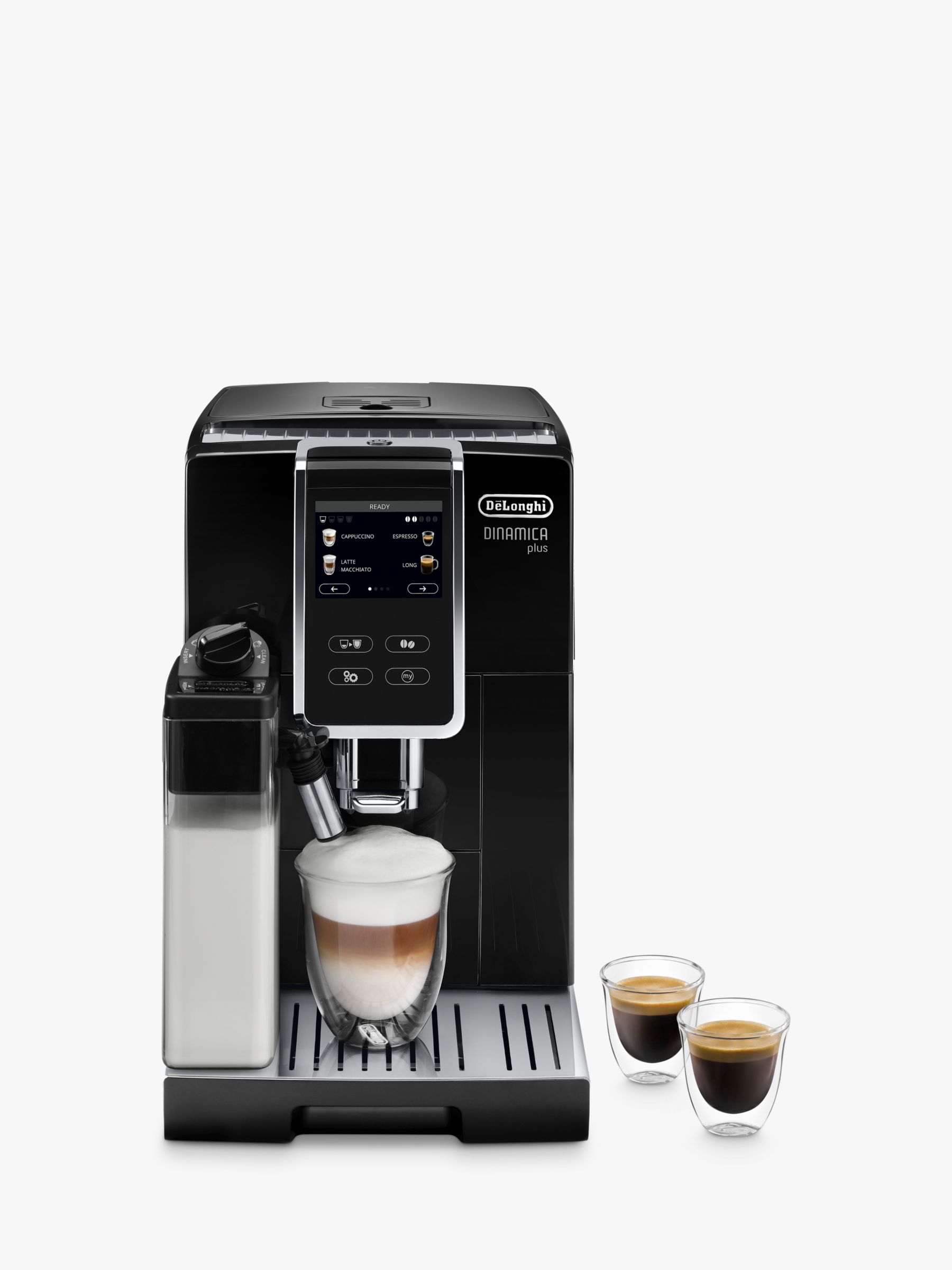 De'Longhi Dinamica Plus Fully Auto Coffee Machine, Black