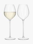 Waterford Crystal Lismore Cut Glass Tall Wine Glass, Set of 2