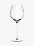 LSA International Aurelia Optic Red Wine Glass, Set of 2, 660ml, Clear
