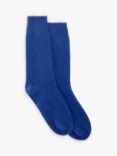 John Lewis Pure Cashmere Bed Socks, Navy