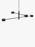 Nordlux Cylde 4 Arm Ceiling Light, Black