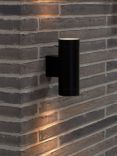 Nordlux Tin Double Outdoor Wall Light, Black